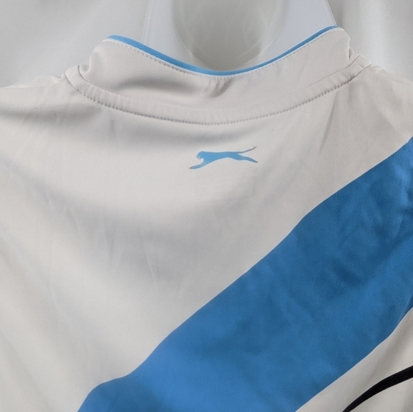 Slazenger Sleeveless Quarter Zip Golf Shirt Sz M - Picture 7 of 9